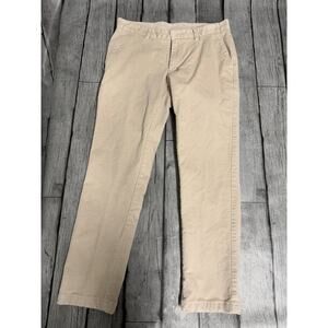 Men’s BlackBerrys Casuale Corduroy Pants Off White Sz 32 B91 Low Rise Lean Fit